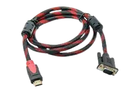 CABLE HDMI A VGA MALLADO CON FILTRO - 1.5M