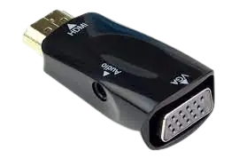 ADAPTADOR HDMI M A VGA H CON AUDIO SIN CABLE INT.CO - NO ES BIDIRECCIONAL