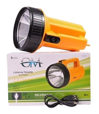 LINTERNA BUSCAHUELLAS  BUSCA HUELLAS  OM-125A - 125 LUMENS - 250 MTS - RECARGABLE