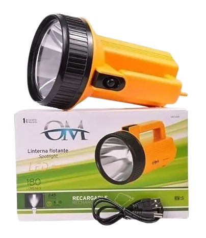 LINTERNA BUSCAHUELLAS  BUSCA HUELLAS  OM-125A - 125 LUMENS - 250 MTS - RECARGABLE