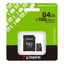 MEMORIA KINGSTON MICRO SD 64 GB CLASE 10 CANVAS SELECT