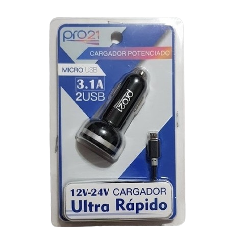 CARGADOR de AUTO PRO21 ORIGINAL USB TIPO C
