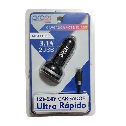 CARGADOR de AUTO PRO21 ORIGINAL USB TIPO C