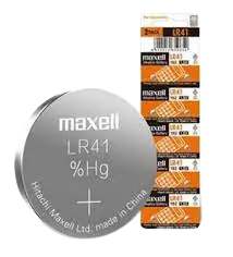 PILA DE LITIO BOTÓN LR41 MAXELL