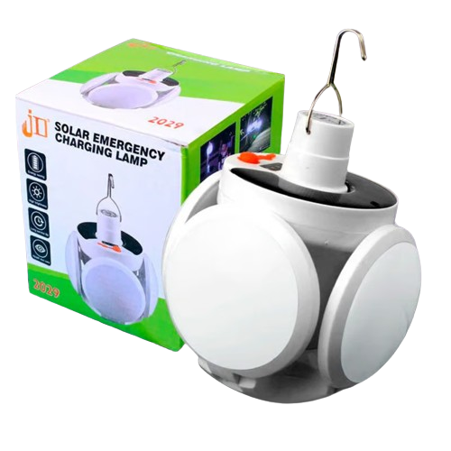LÁMPARA LED SOLAR RECARGABLE PLEGABLE - CAMPING - AMBIENTACIÓN