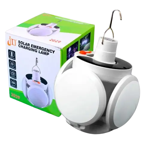 LÁMPARA LED SOLAR RECARGABLE PLEGABLE - CAMPING - AMBIENTACIÓN