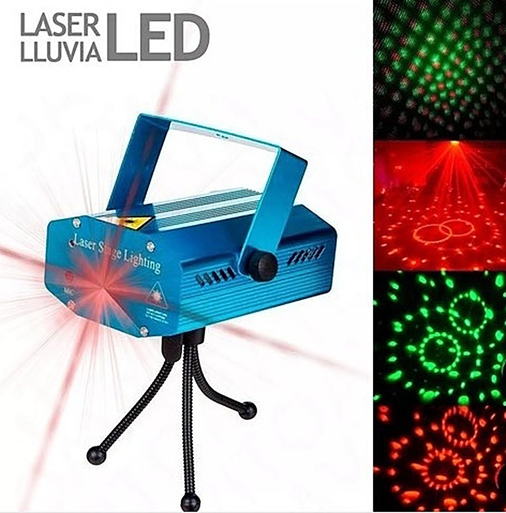 LASER LLUVIA MULTIPUNTO AUDIORRÍTMICO