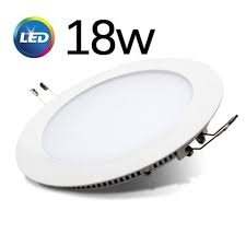 PANEL LED EMBUTIR REDONDO - LUZ CÁLIDA - 18 W -