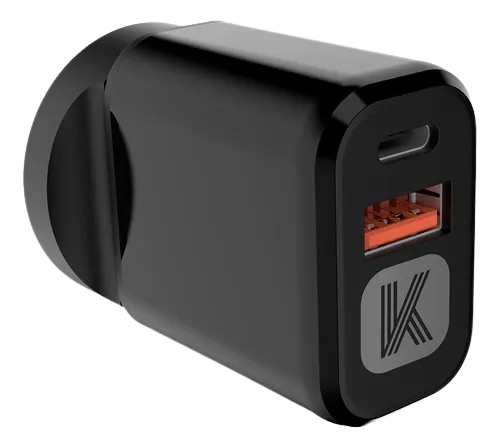 CABEZAL KARSEN 25W - USB + TIPO C - CARGA RAPIDA - CAR-2501