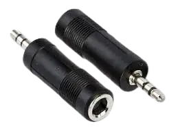 ADAPTADOR PLUG HEMBRA 6.5 A 3.5 MACHO STEREO