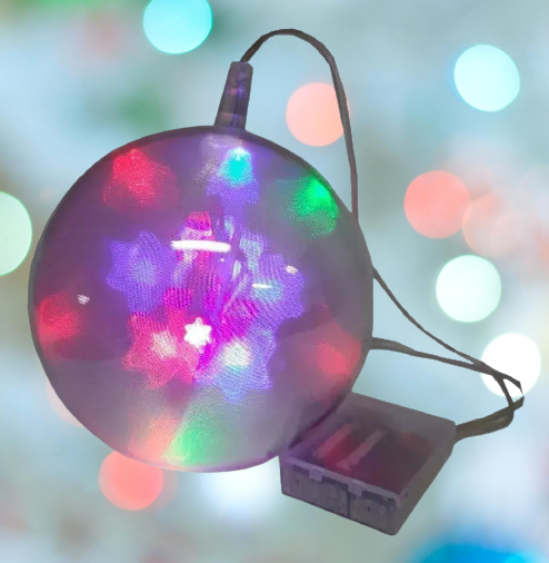 BOLA ADORNO RGB 15CM DIAMETRO - A PILAS