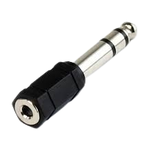ADAPTADOR PLUG 3.5 H A 6.5 M STEREO
