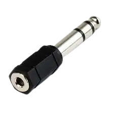 ADAPTADOR PLUG 3.5 H A 6.5 M STEREO