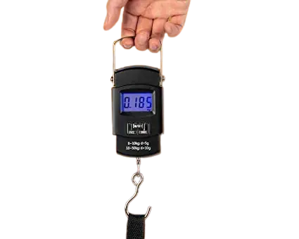 BALANZA DIGITAL DE EQUIPAJE CON BACKLIGHT -WH-A08 - HASTA 50K