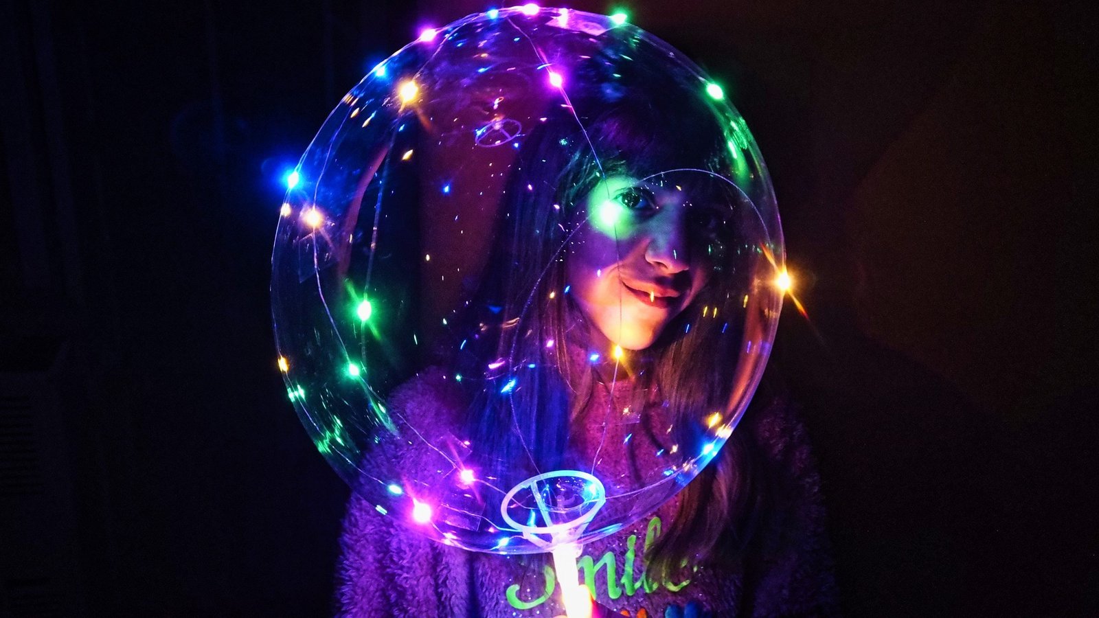 GLOBO BURBUJA LED RGB