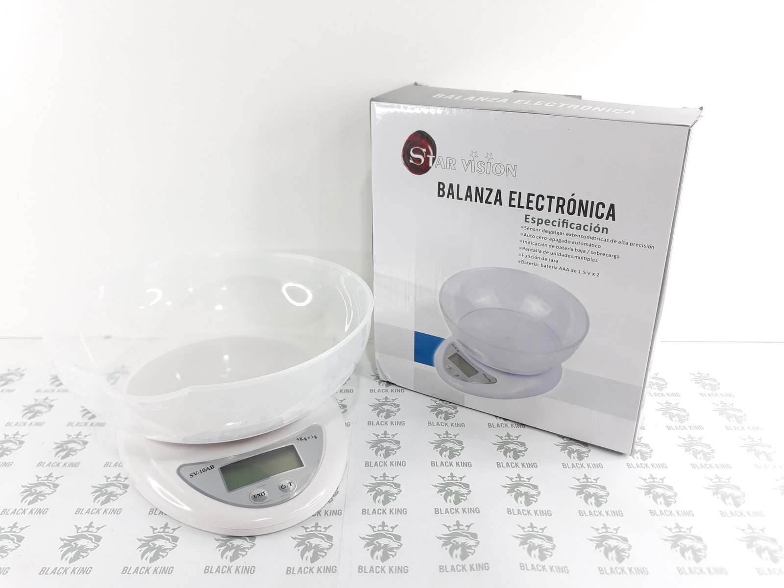 BALANZA DIGITAL DE COCINA CON BOWL STAR VISION 5KG.