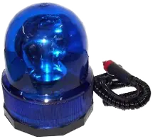 BALIZA ROTATIVA MAGNÉTICA AZUL 12V