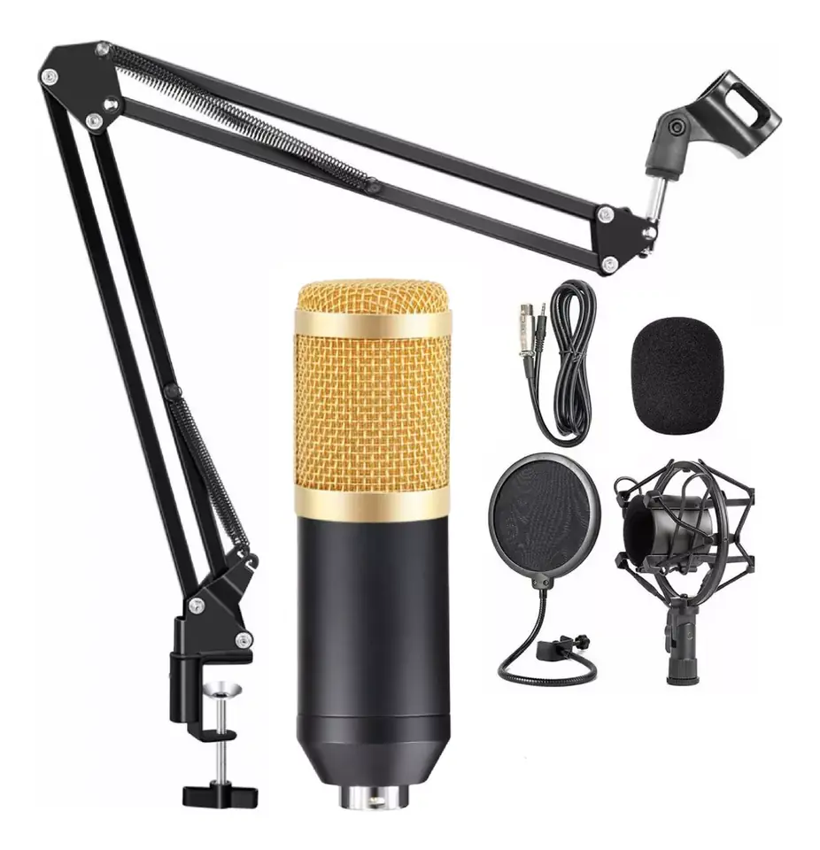 KIT DE MICRÓFONO DE ESTUDIO PROFESIONAL NETMAK MS790 - PLUG 3,5