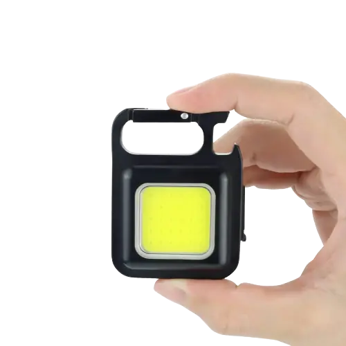LLAVERO MINI LINTERNA COB MULTIFUNCIÓN