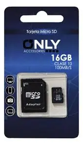 MEMORIA MSD ONLY 16 GB - CLASE 10 - 100 MB/S