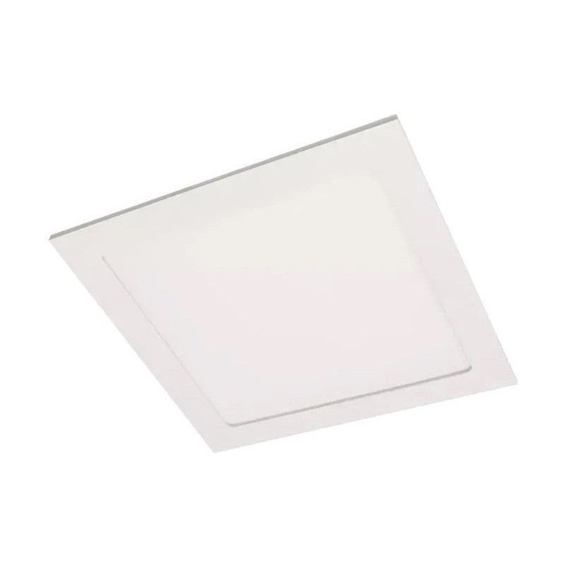 PANEL LED EMBUTIR CUADRADO - LUZ FRÍA - 18 W - CON TRANSFORMADOR