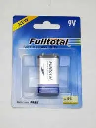 BATERÍA 9V FULLTOTAL - CARBÓN