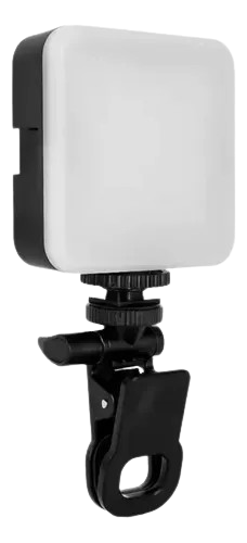 PANEL DE LUZ LED PORTÁTIL A PILAS QX-F1 - TIME LED-83001- 2 TONOS DE BLANCO