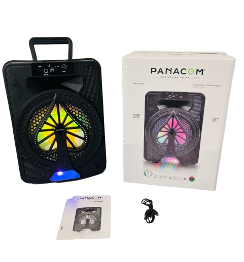 PARLANTE BT 8" PANACOM AS DE PICAS SP-3103