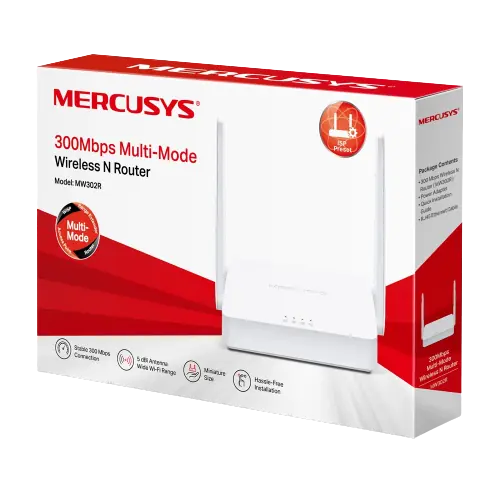 ROUTER INALÁMBRICO MERCUSYS MW302R - FUNCIÓN EXTENSOR DE RANGO