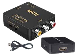ADAPTADOR AV (RCA) A HDMI - SCALER - NO ES BIDIRECCIONAL