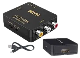 ADAPTADOR AV (RCA) A HDMI - SCALER - NO ES BIDIRECCIONAL