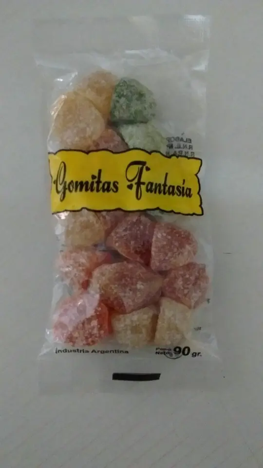 Gomitas fantasia frutal x 12u x 90grs