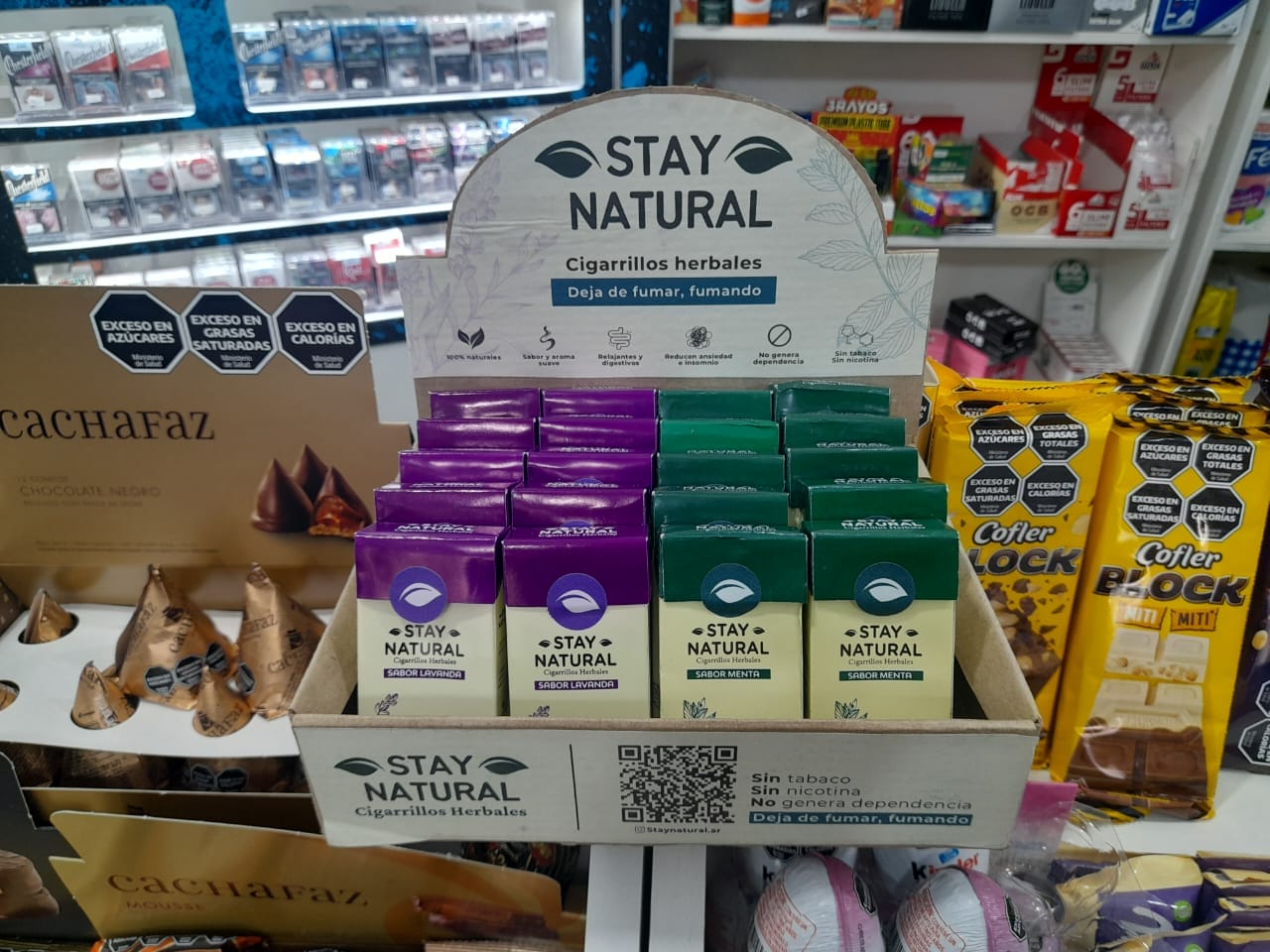 CIGARRILLOS NATURALES (Exhibidor de REGALO) x 20u
