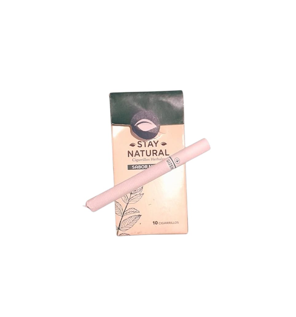 CIGARRILLOS HERBALES MENTA ATADO x 10