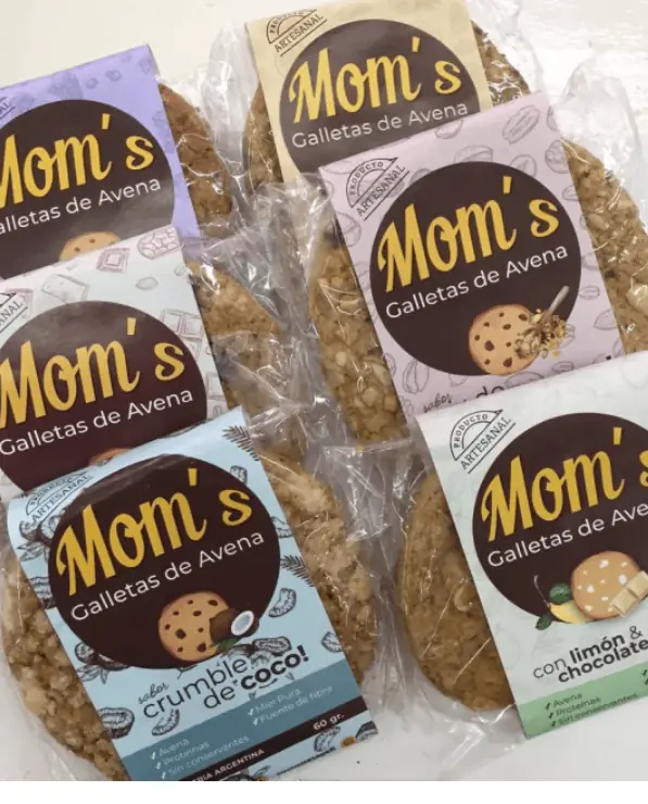 GALLETAS VEGANAS MOMS x 10u
