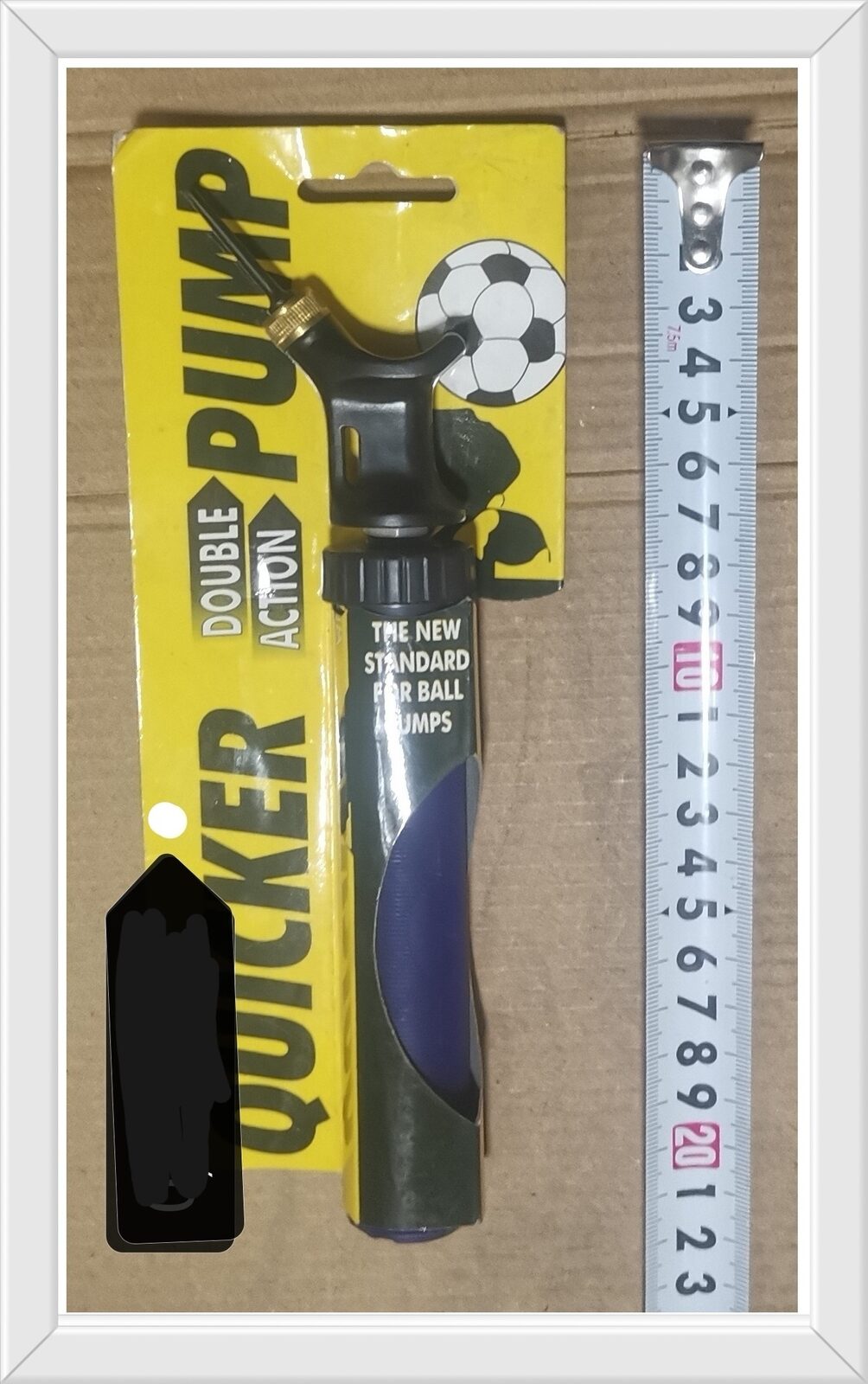 Inflador pelota mini doble accion (U220)