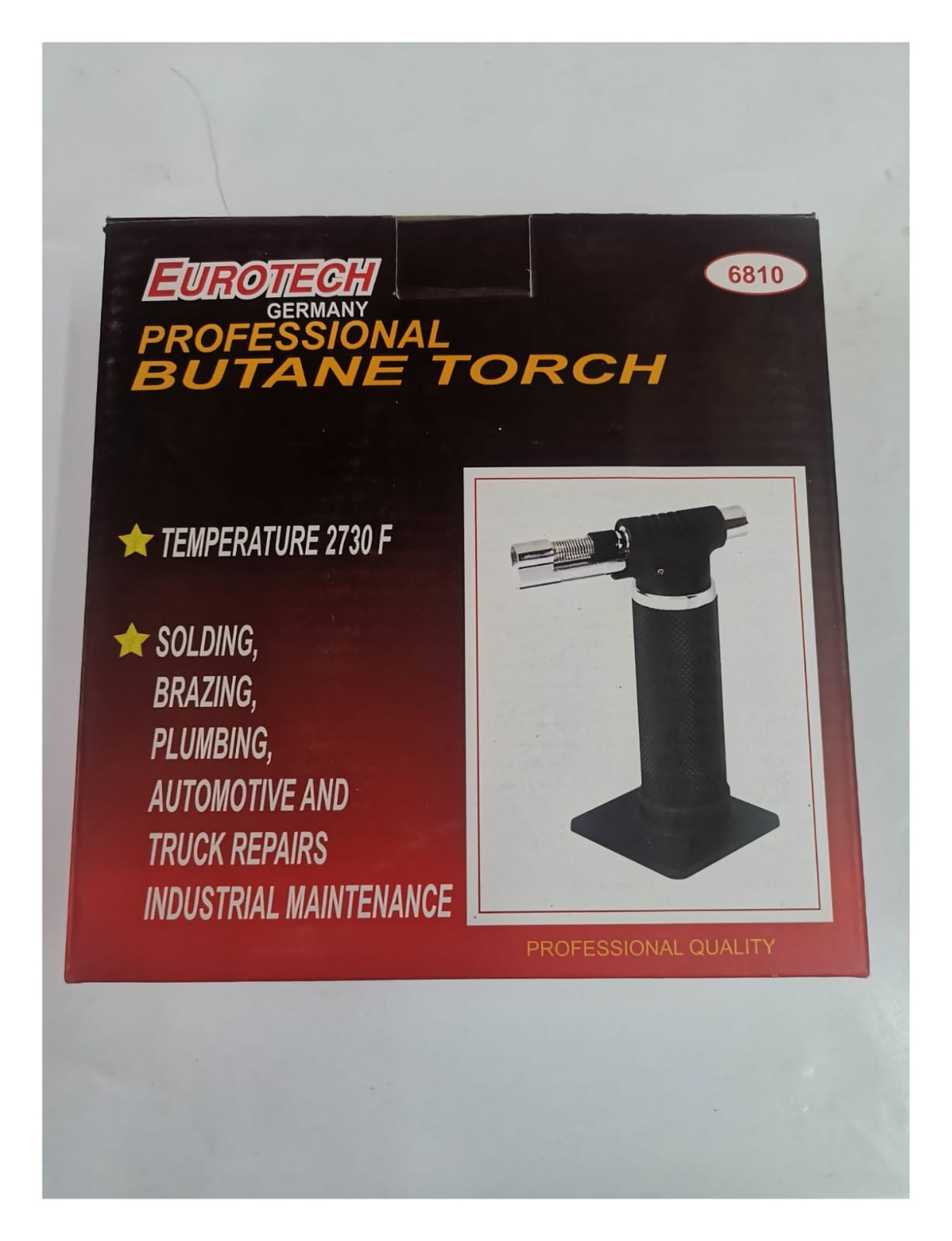 SOPLETE FLAMBEADOR  ENCENDIDO ELECTRONICO EUROTECH (U1000)