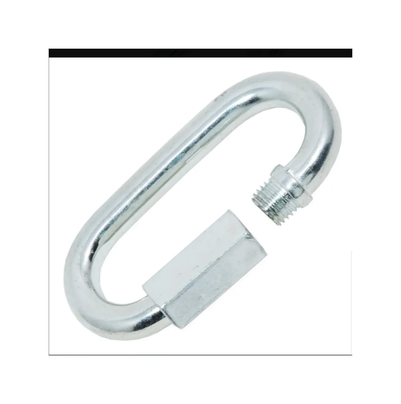 MOSQUETON GALVANIZADO CON TUERCA 5MM (U028)