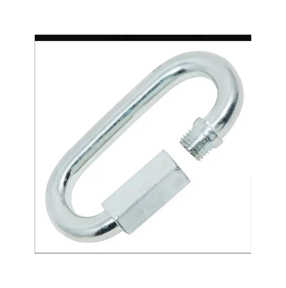 MOSQUETON GALVANIZADO CON TUERCA 5MM (U028)