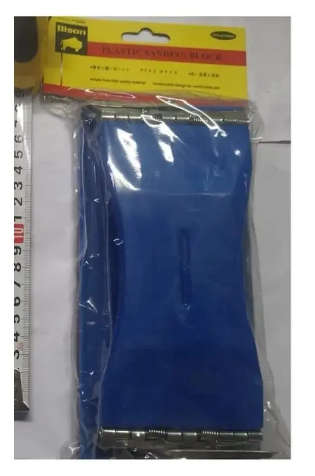TACO LIJADOR PLASTICO GRANDE 105X210MM (U250)