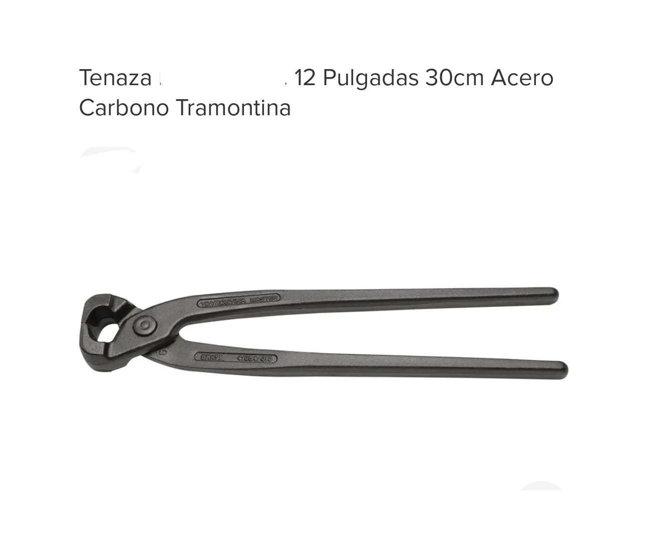 TENAZA TRAMONTINA MEDIO CORTE 12" (U1200)