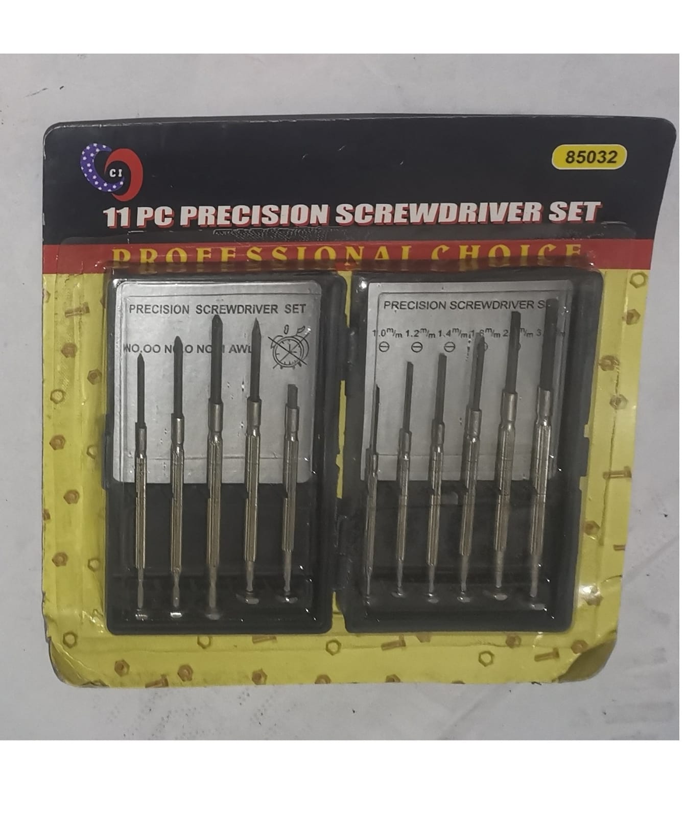DESTORNILLADOR RELOJERO x 11pcs (u090)