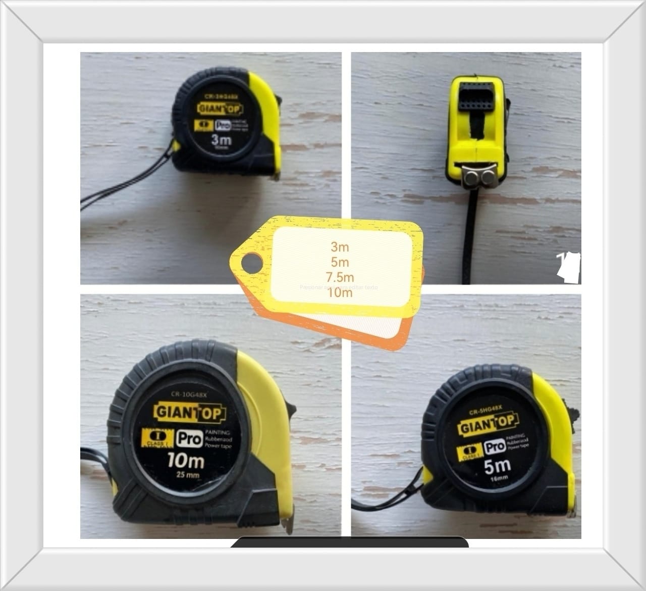 CINTA GIANT ECO 1 TRABA 7.5M (U235)