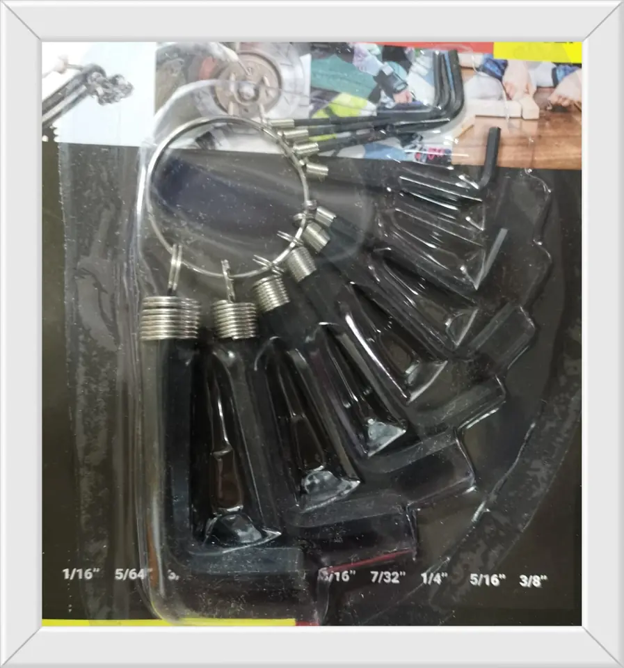 LLAVE ALLEN X 10 PZS COMUN PULGADA (U095)