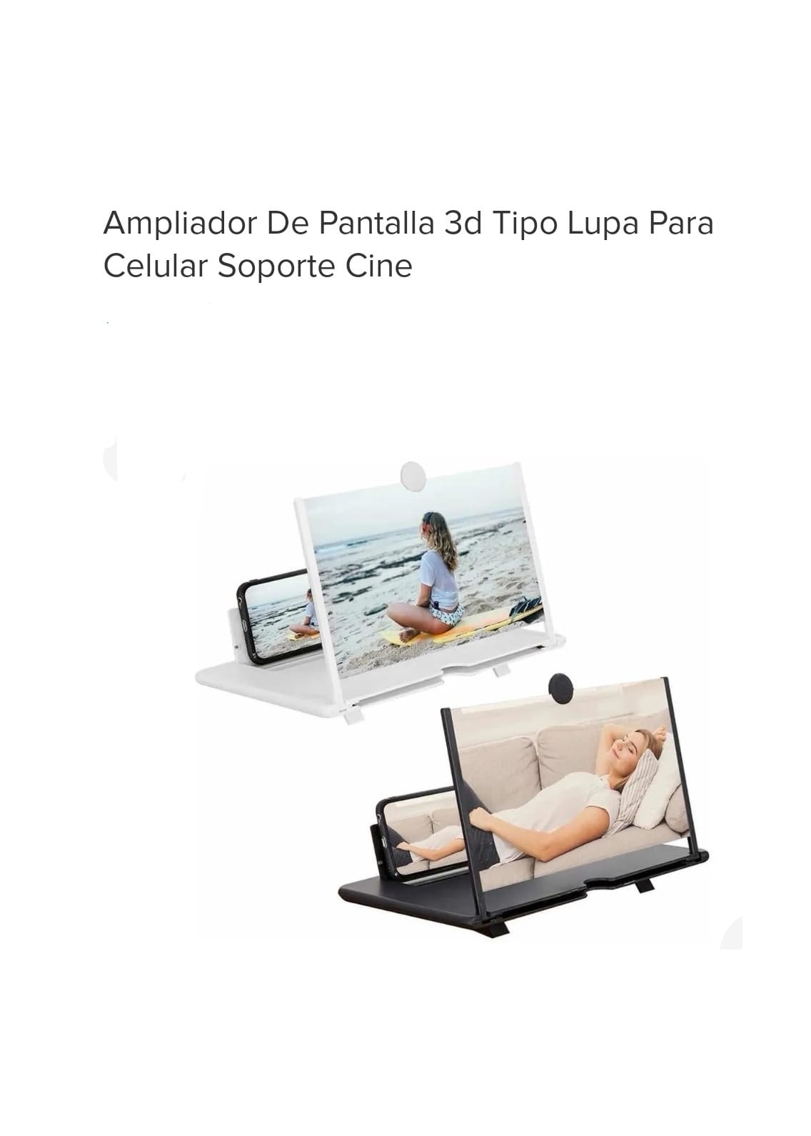 LUPA PARA CELULAR AMPLIADOR DE PANTALLA (U138)