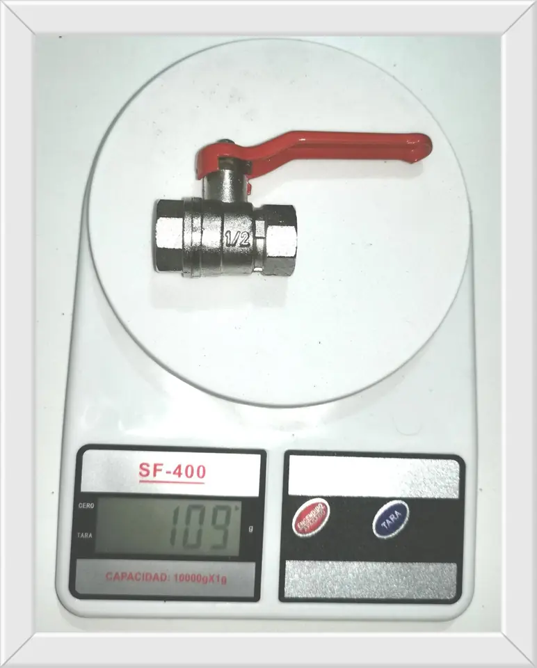 LLAVE DE PASO VALVULA ESFERICA 1/2 (U180)
