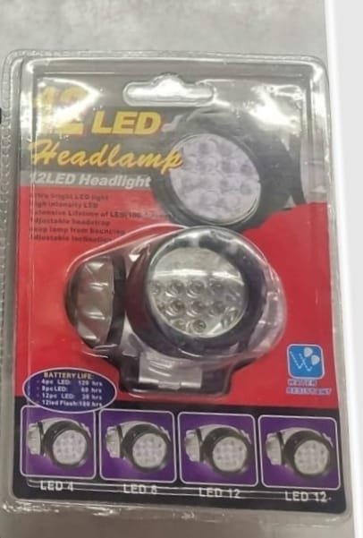LINTERNA MINERA 12 LED (U220)