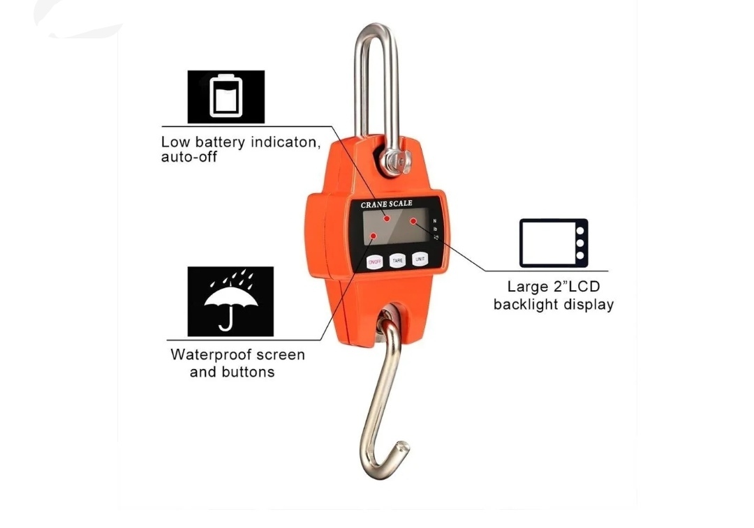 Balanza digital metal 300 kg (U3500)