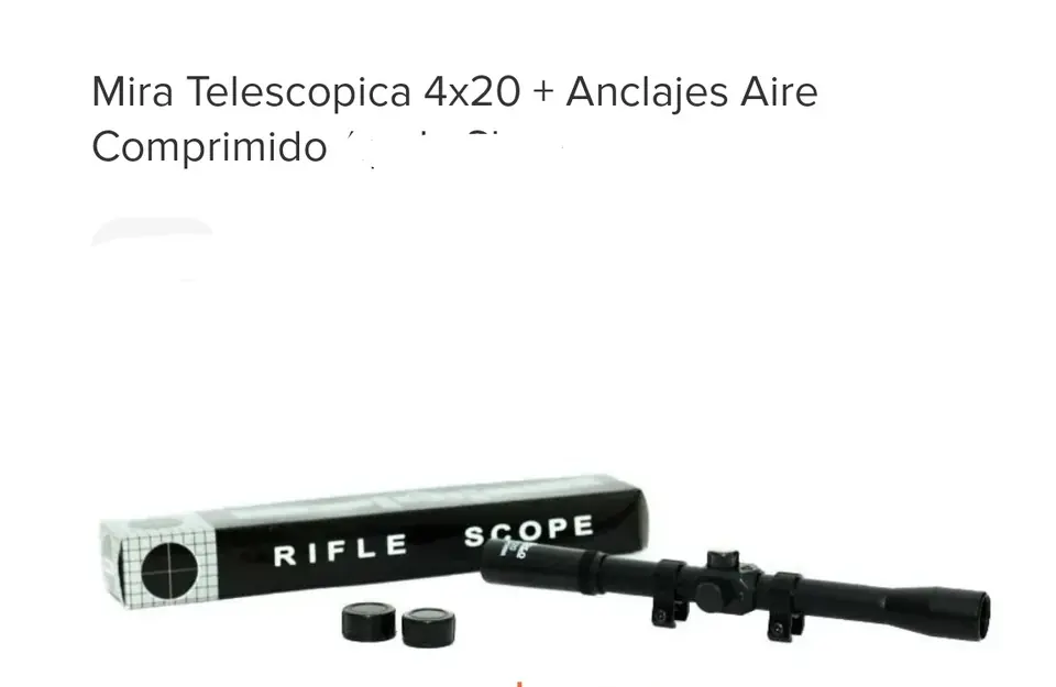 MIRA TELESCOPICA 4X 20 (u640)