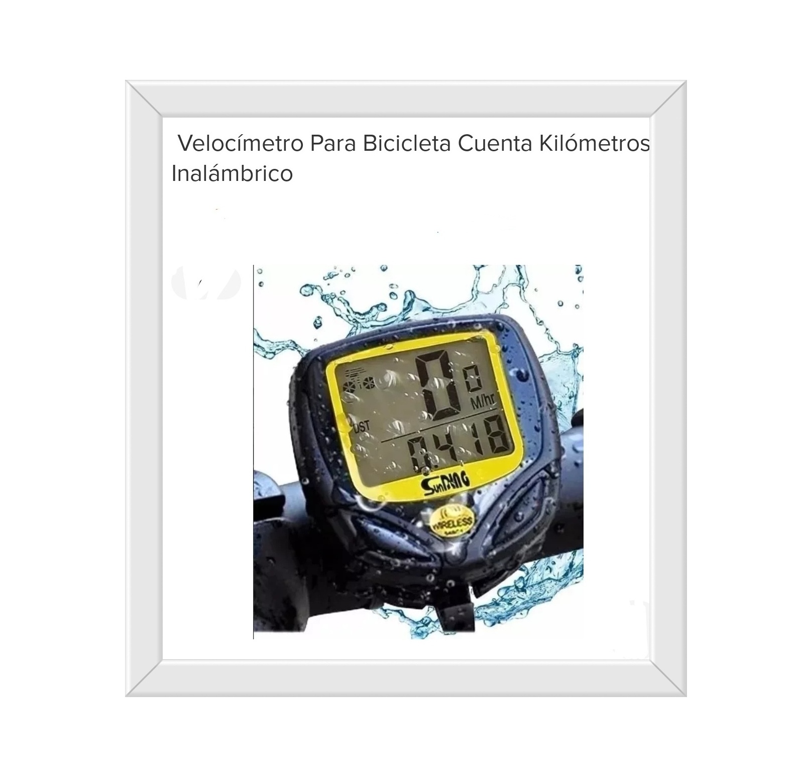 Velocímetro para bicicleta inalambrico